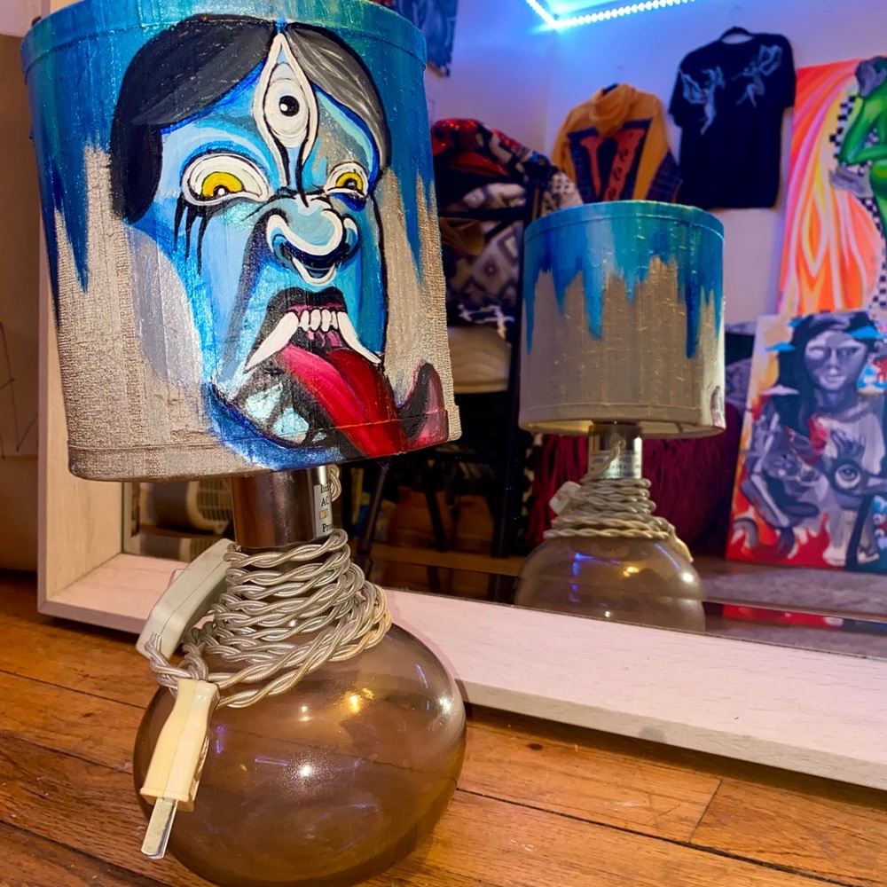 Hand Painted Kali Lamp
